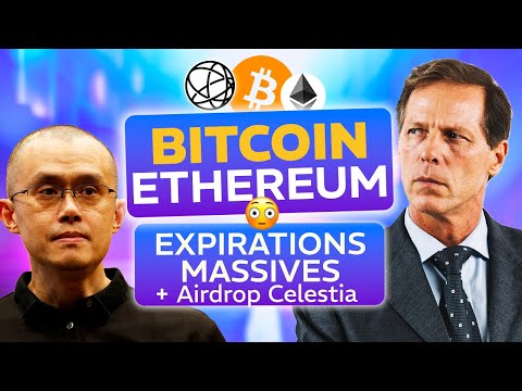 ⚠️ BITCOIN / ETHEREUM EXPIRATION MASSIVE 🚨 CELESTIA AIRDROP💰